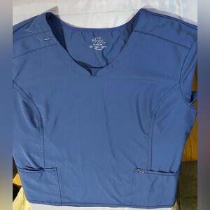 Cherokee Infinity Women's 5X Navy Scrub Top #2027
